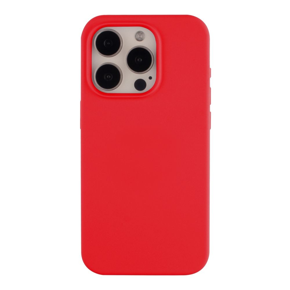 Чохол Silicone Case Full Protective NO LOGO  для iPhone 15 Pro Max (Red)-0