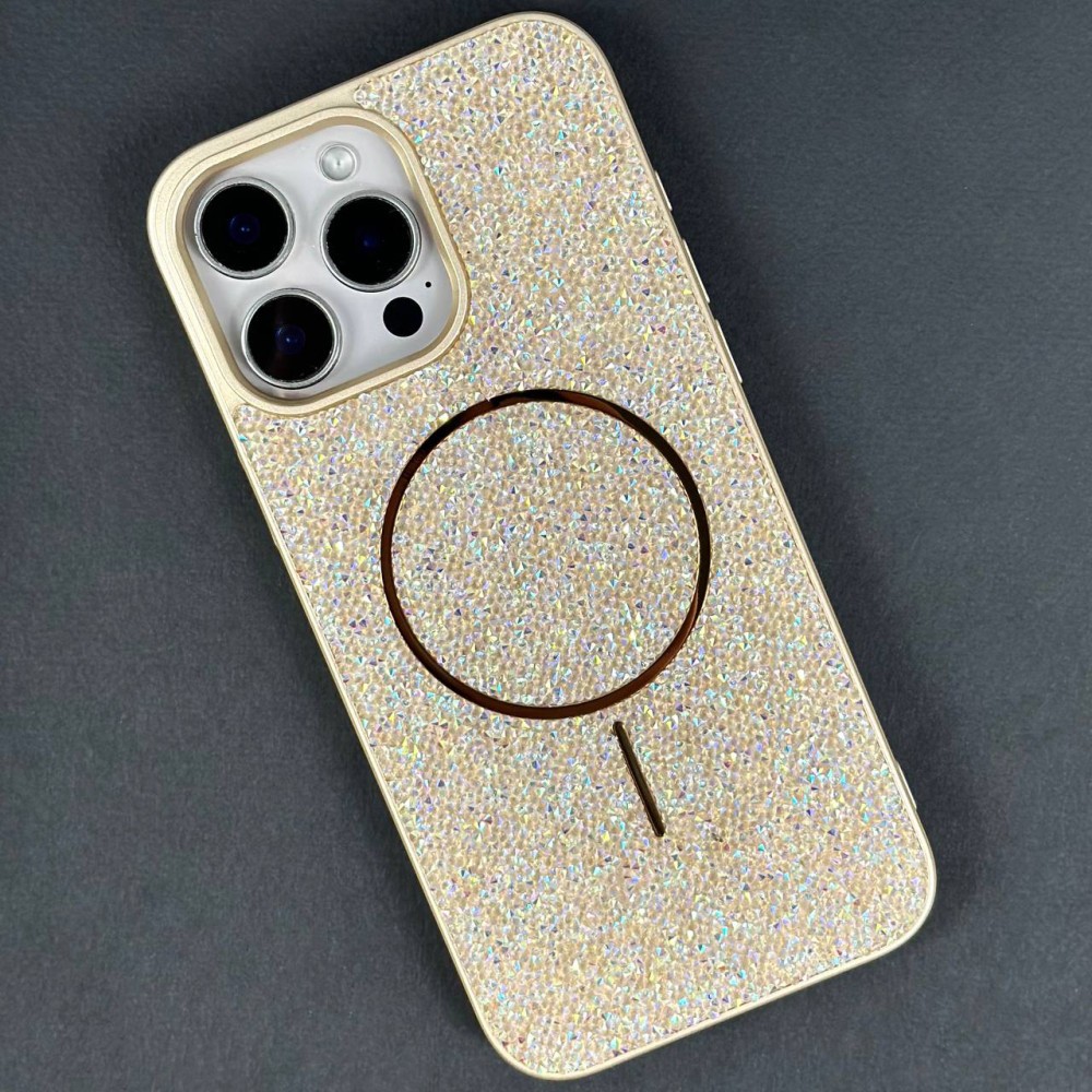 Чохол SW Magnetic для IPhone 15 Pro Max кремовий-0