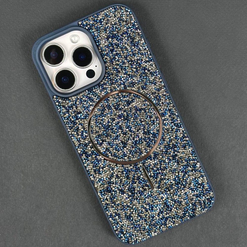 Чохол SW Magnetic для IPhone 15 Pro Max синій-0