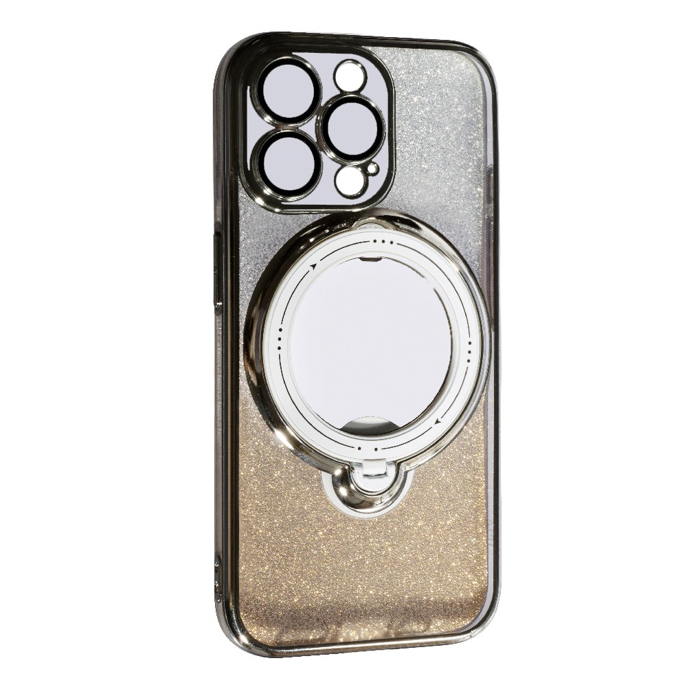 Чохол TPU With Stand для iPhone 15 Pro Max Silver-0