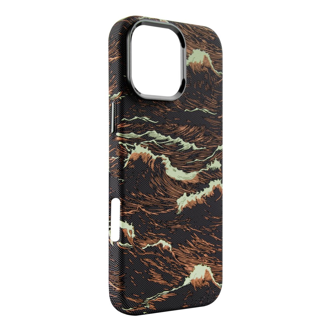 Чохол Carbonite Gleam Case with Magnetic Ring для IPhone 15 Pro Max (brown storm)-1