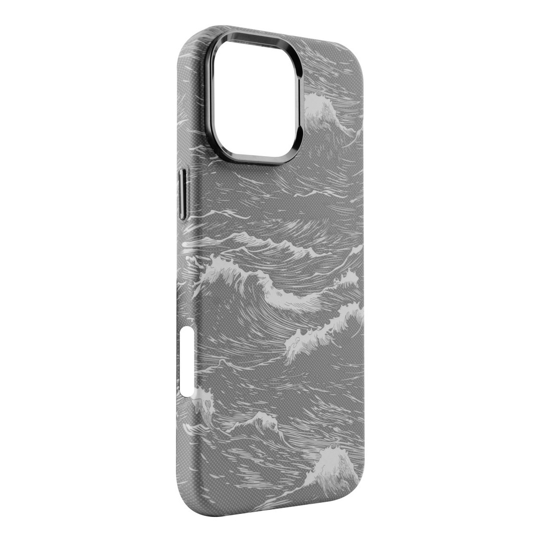 Чохол Carbonite Gleam Case with Magnetic Ring для IPhone 15 Pro Max (grey storm)-1