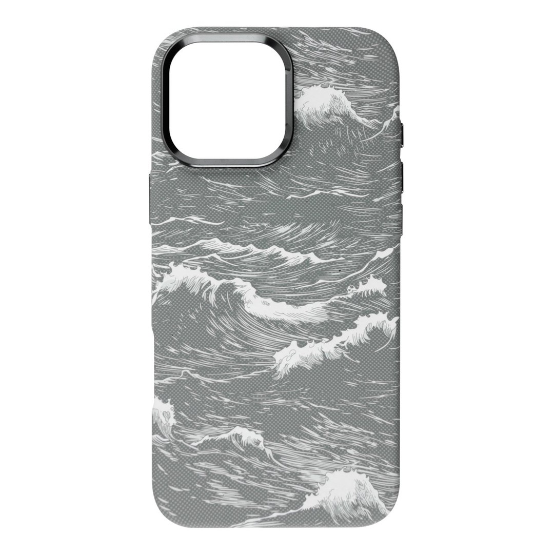 Чохол Carbonite Gleam Case with Magnetic Ring для IPhone 15 Pro Max (grey storm)-0