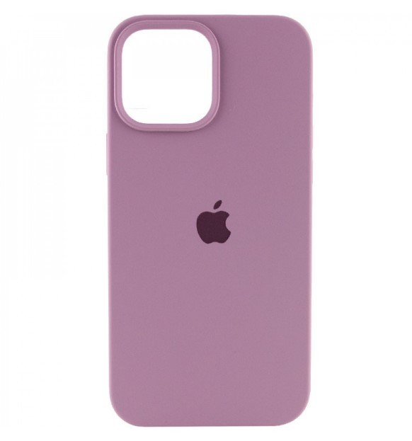 Silicone Case Full Protective (AA) для iPhone 15 Pro Max (Light purple)-0