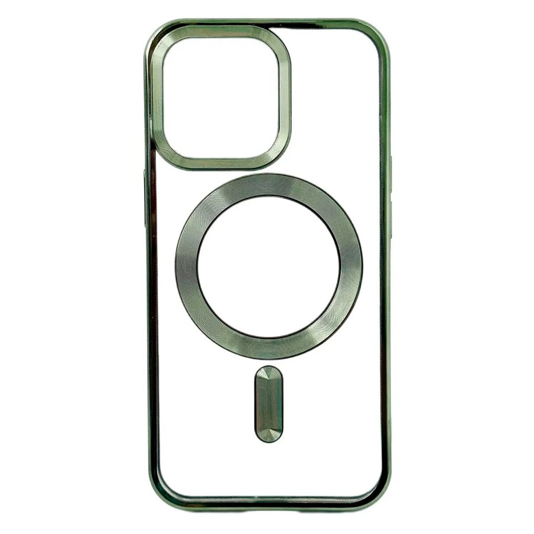 Накладка SHINING MagSafe для  iPhone 15 Pro Max Green-0