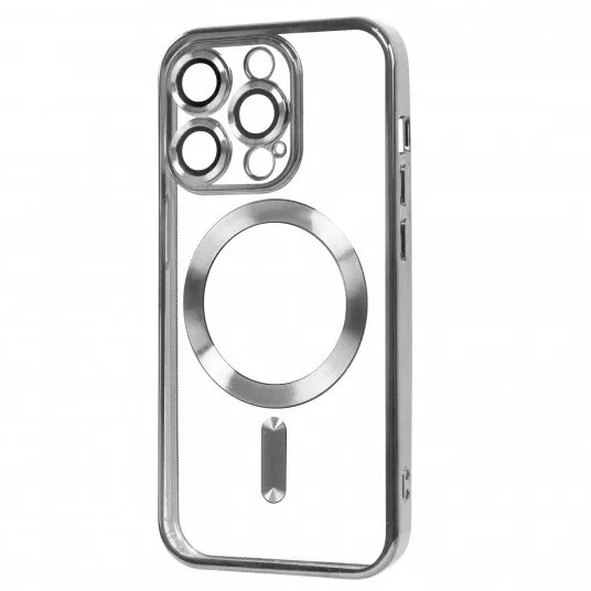 Накладка SHINING Camera MagSafe для iPhone 16 Pro Max Silver-0