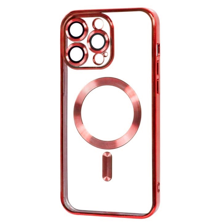 Накладка SHINING Camera MagSafe для iPhone 15 Pro Max Red-0