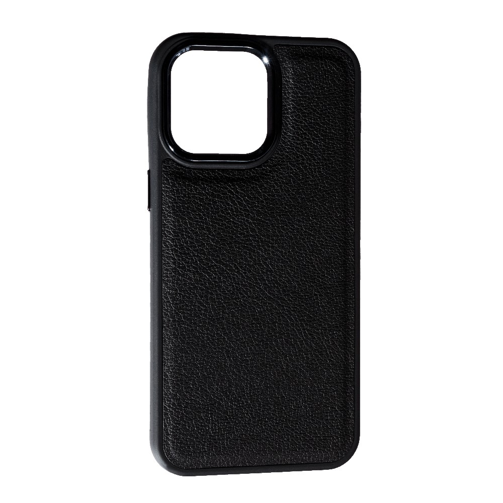 Накладка Leather Case Classic для Iphone 15 Pro Max Black-0