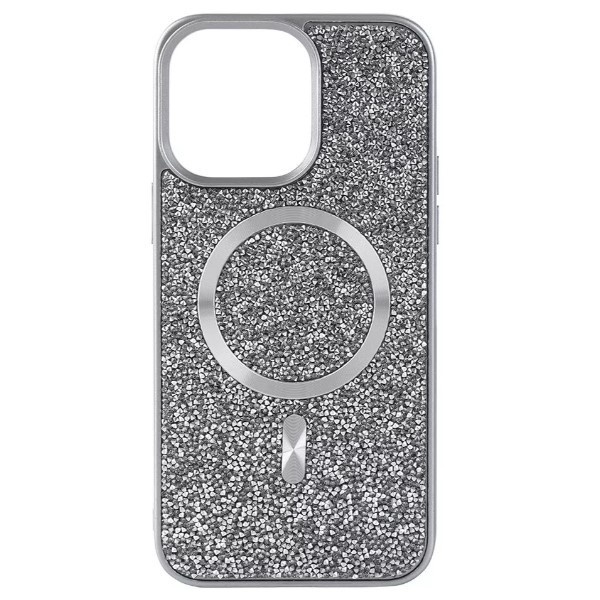 Swarovski Case with MagSafe для iPhone 13 / 14  Titanum grey-0