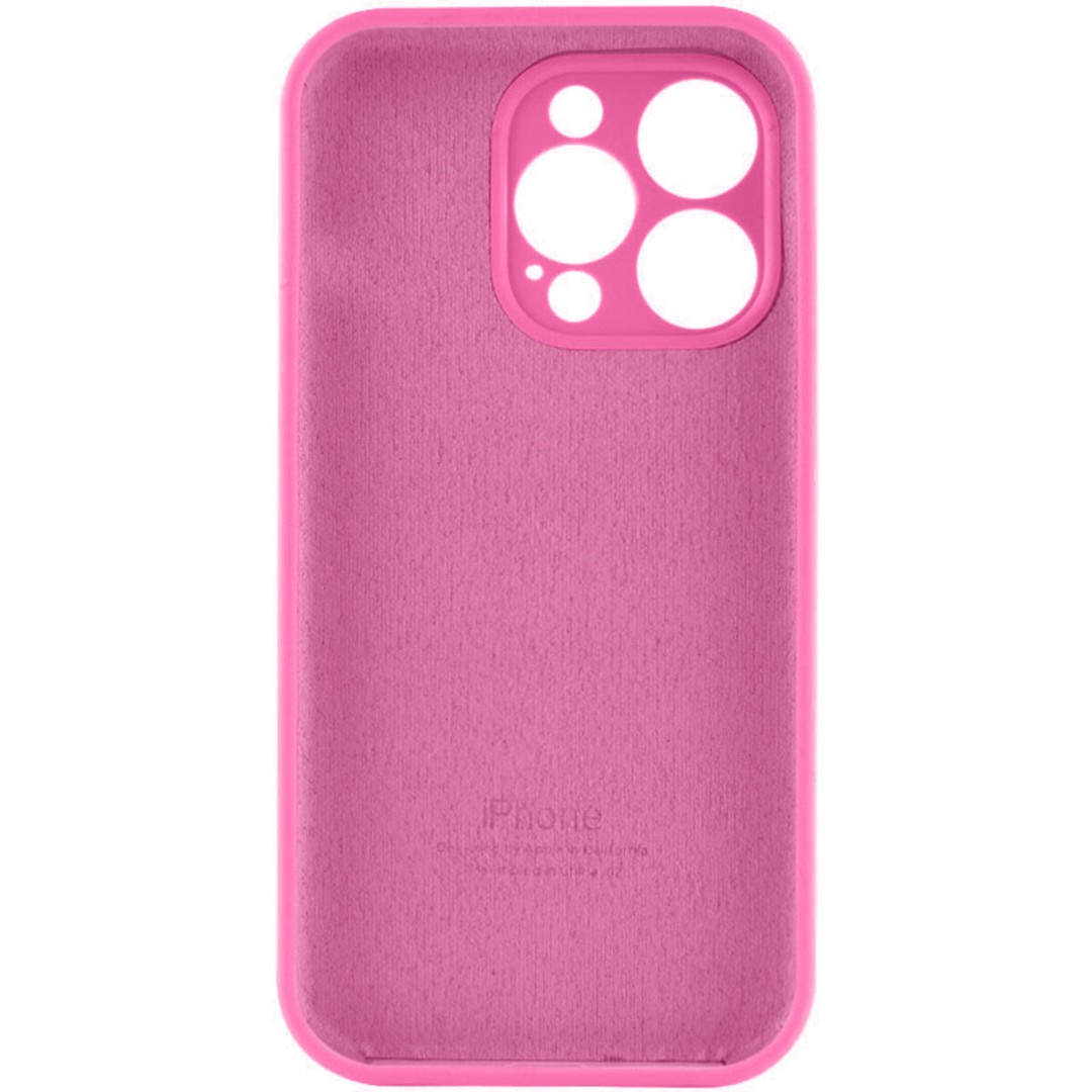Silicone Case Full Camera Protective (AA) для iPhone 14 Pro Max (Dragon Fruit)-1