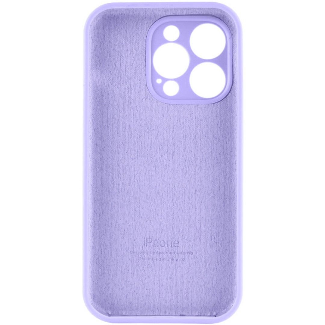 Silicone Case Full Camera Protective (AA) для iPhone 13 Pro Max (Elegant purple)-1
