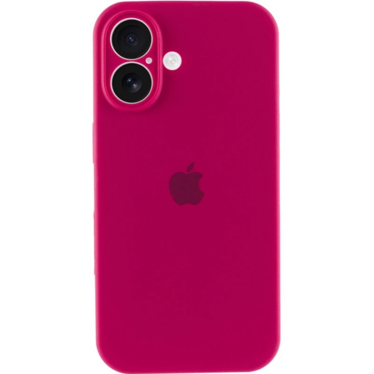 Silicone Case Full Camera Protective (AA) для iPhone 16 Plus (Dragon fruit)-0
