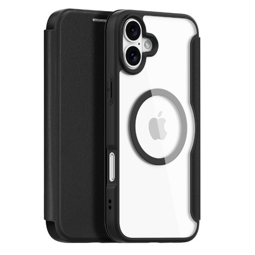 Книжка Dux Ducis Skin X Pro with MagSafe для iPhone 16 Plus (Black)-0