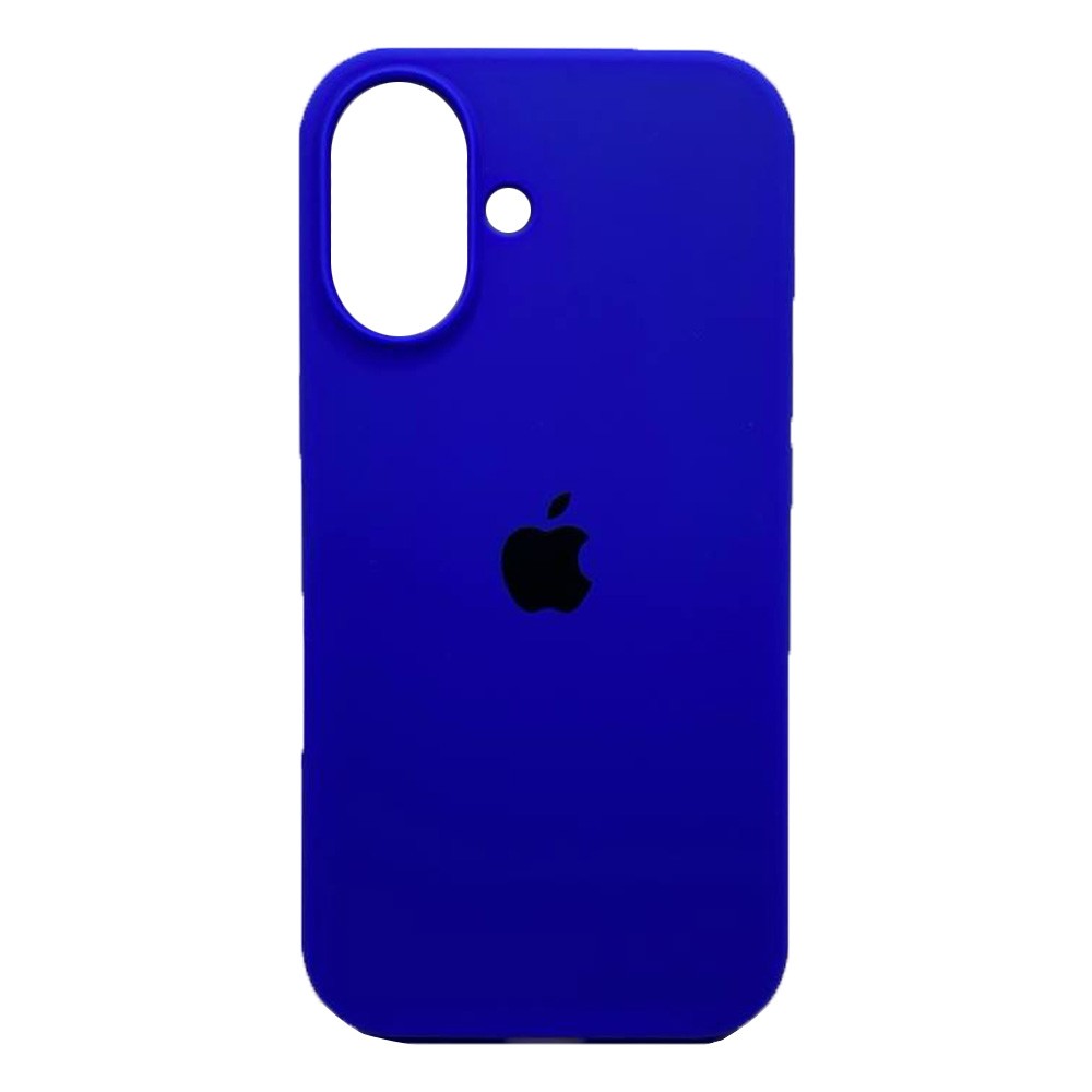 Silicone Case Full Protective (AA) для iPhone 16  (Electic)-0