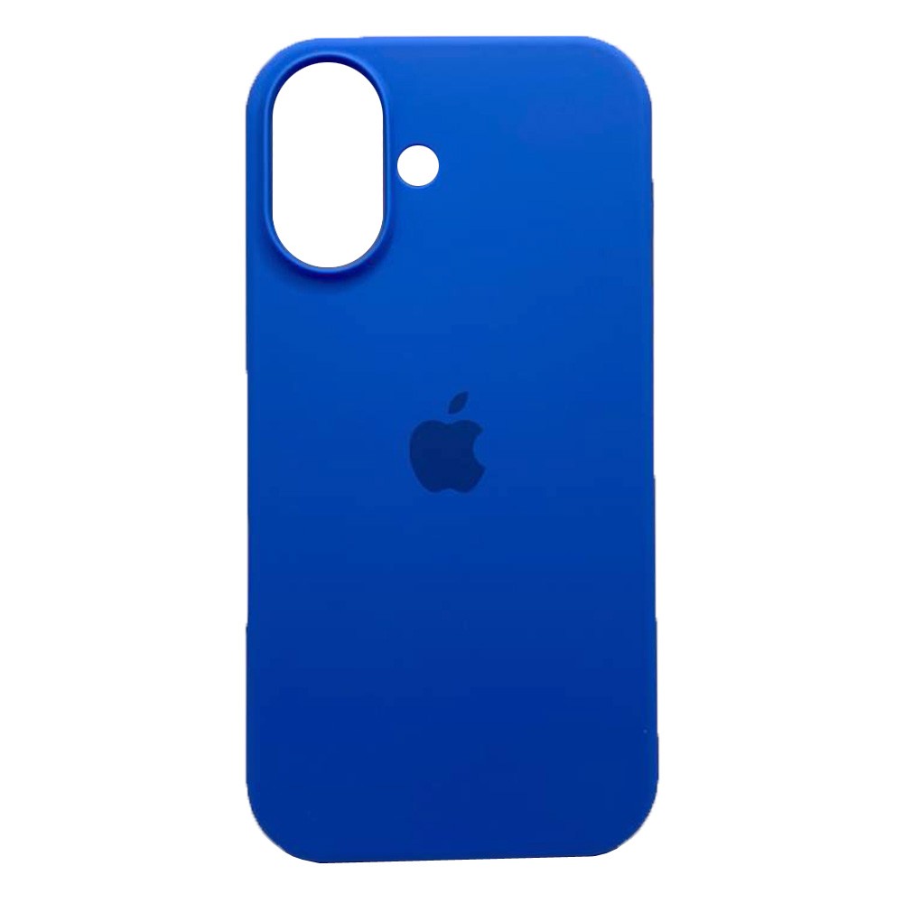 Silicone Case Full Protective (AA) для iPhone 16  (Cornflower)-0