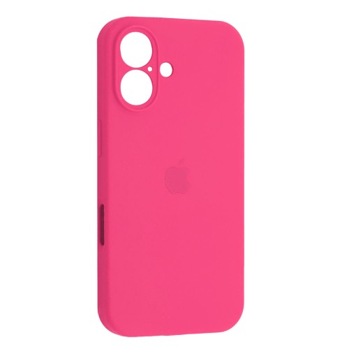 Silicone Case Full Camera Protective (AA) для iPhone 16 Plus (Barbie pink)-0