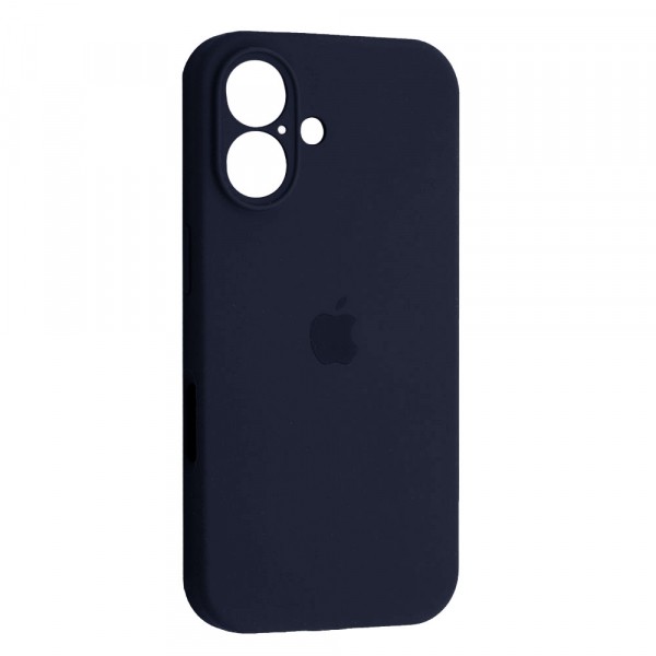 Silicone Case Full Camera Protective (AA) для iPhone 16 (Midnight blue)-0