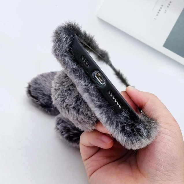 Накладка Rabbit для iPhone 16 (6.1") (Grey)-3
