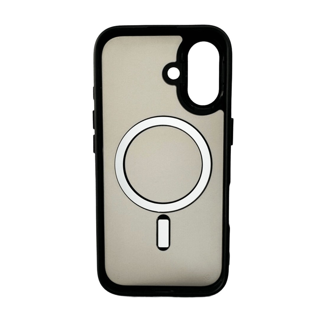 Чохол Magsafe MATTE color для iPhone 16 чорний-1