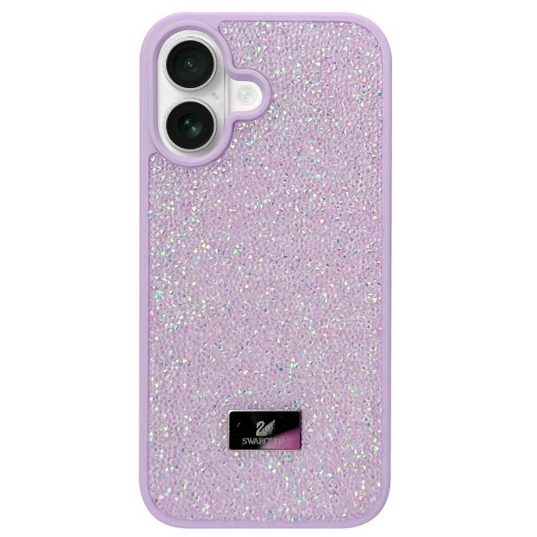 Накладка Grainy Diamonds для IPhone 16 ніжно-фіолетова-0