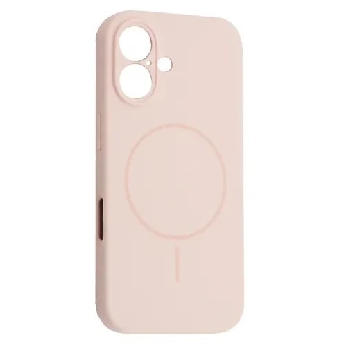 Silicone Case Full Camera Protective (AA) with MagSafe для iPhone 16 (Light  pink)-0