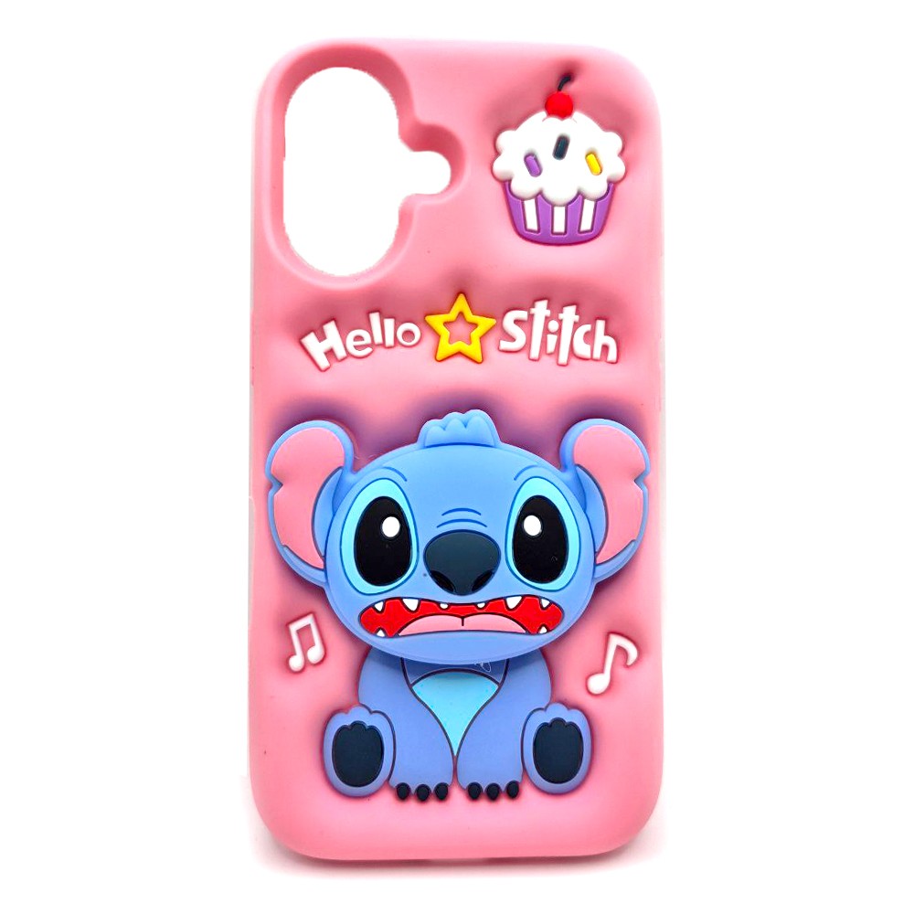 Чохол Stitch для iPhone 16 (Pink)-0