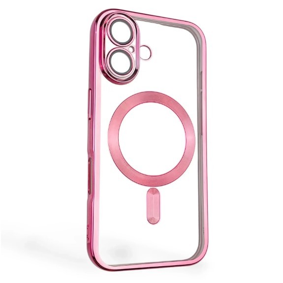 Накладка SHINING Camera MagSafe для iPhone 16 Pink-0