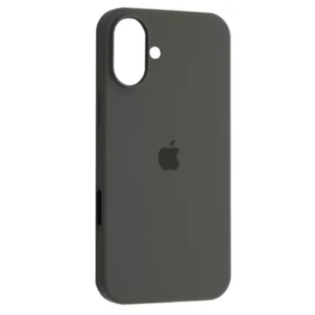 Silicone Case Full Protective (AA) для iPhone 16  (Titanium Gray)-0
