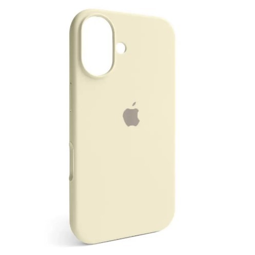 Silicone Case Full Protective (AA) для iPhone 16 (Antique White)-0