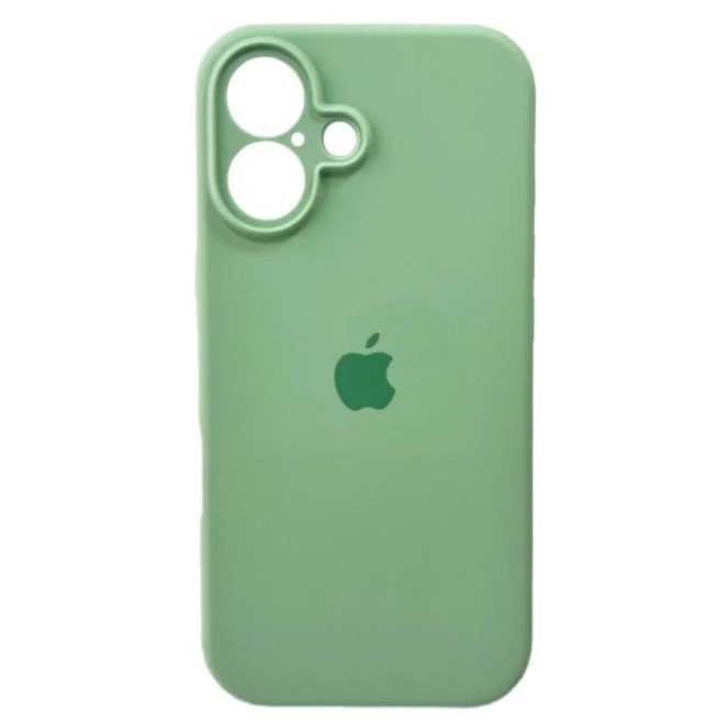 Silicone Case Full Camera Protective (AA) для iPhone 16 (Avocado)-0