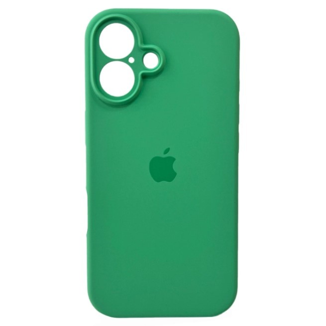 Silicone Case Full Camera Protective (AA) для iPhone 16 (Spearmint)-0