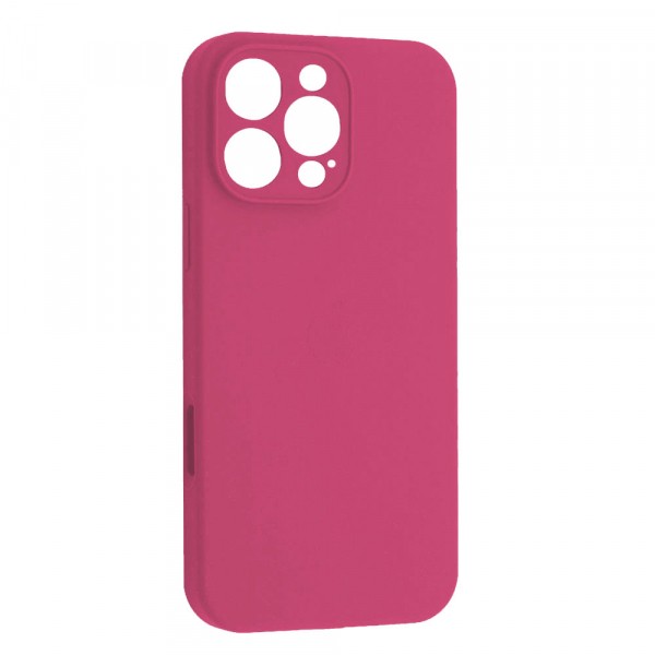 Silicone Case Full Camera Protective (AA) для iPhone 16 Pro Max (Dragon fruit)-0