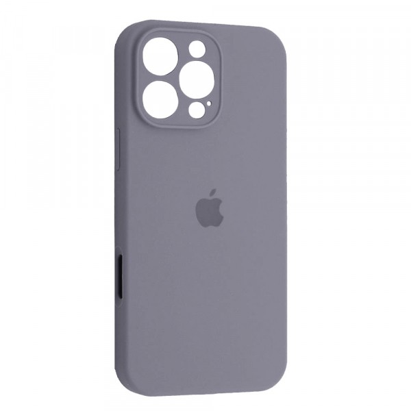Silicone Case Full Camera Protective (AA) для iPhone 15 Pro (Lavander grey)-0