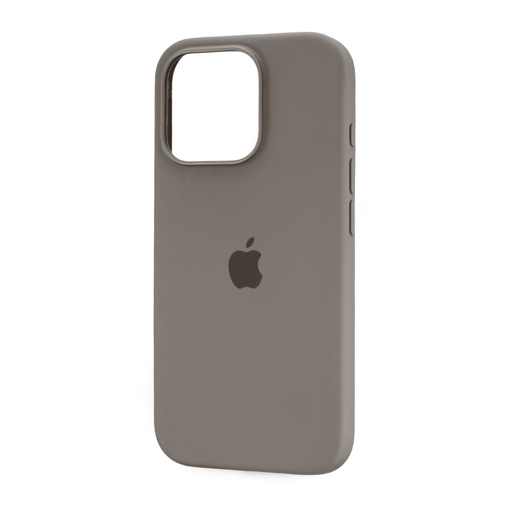 Silicone Case Full Protective (AA) для iPhone 16 Pro Max (Pebble)-0