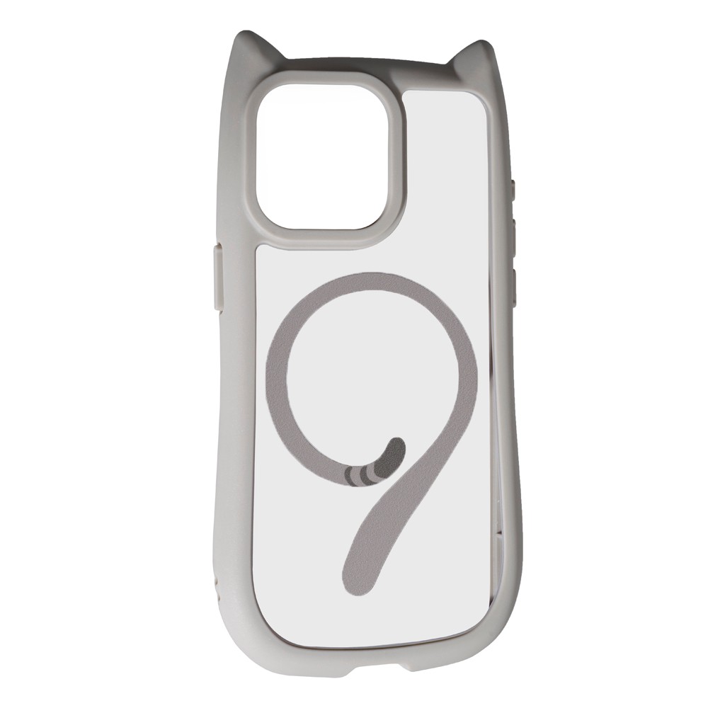 Накладка CAT MAGSAFE для Iphone 16 Pro сіра-0