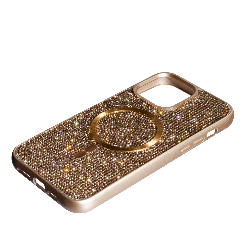 Накладка DIAMOND MAGSAFE для Iphone 16 Pro Pink Sand-1