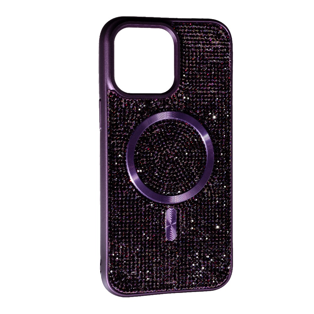 Накладка DIAMOND MAGSAFE для Iphone 16 Pro Purple-0