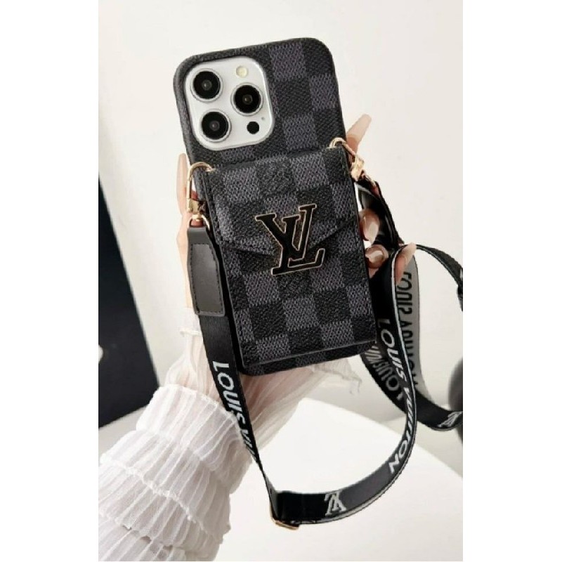 Чохол LV Card holder для Iphone 16 Pro (Black)-0
