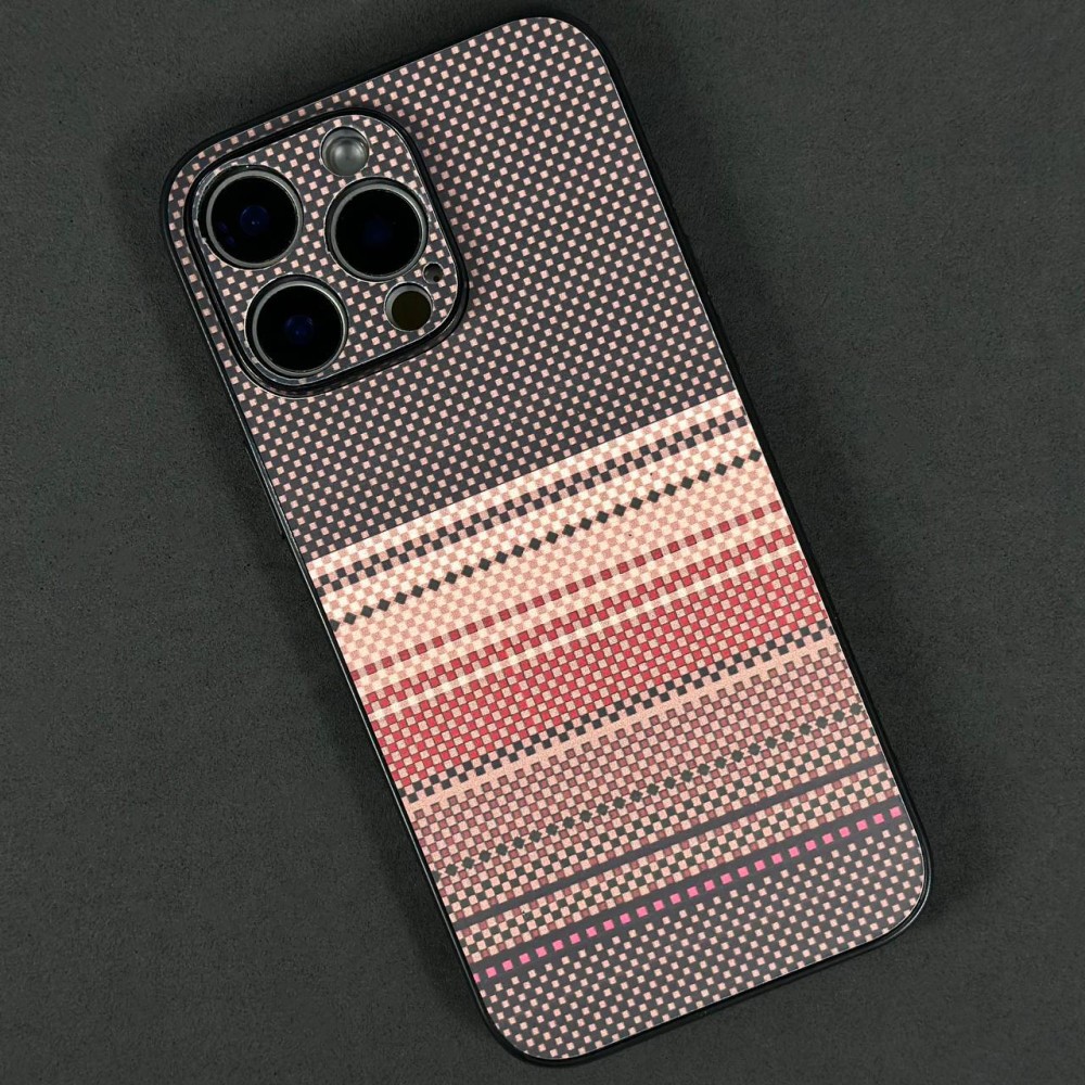 Накладка TPU Elite Carbonique IPhone 16 Pro (Brown)-0