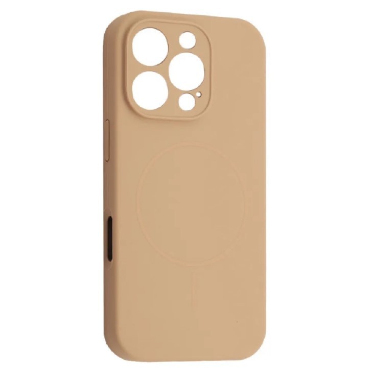 Silicone Case Full Camera Protective (AA) with MagSafe для iPhone 16 Pro (Desert gold)-0