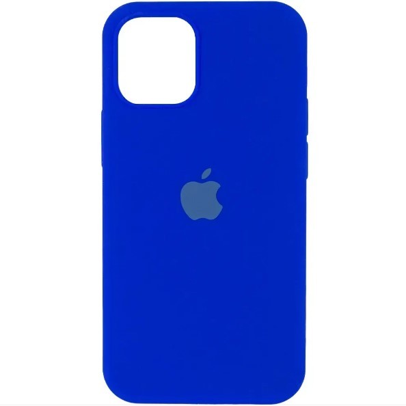 Silicone Case Full Protective (AA) для iPhone 16 Pro (Shiny blue)-0