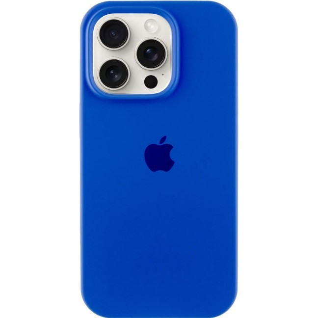Silicone Case Full Protective (AA) для iPhone 16 Pro (New blue)-0