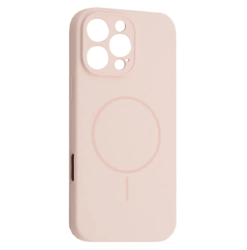 Silicone Case Full Camera Protective (AA) with MagSafe для iPhone 16 Pro (Pink)-0