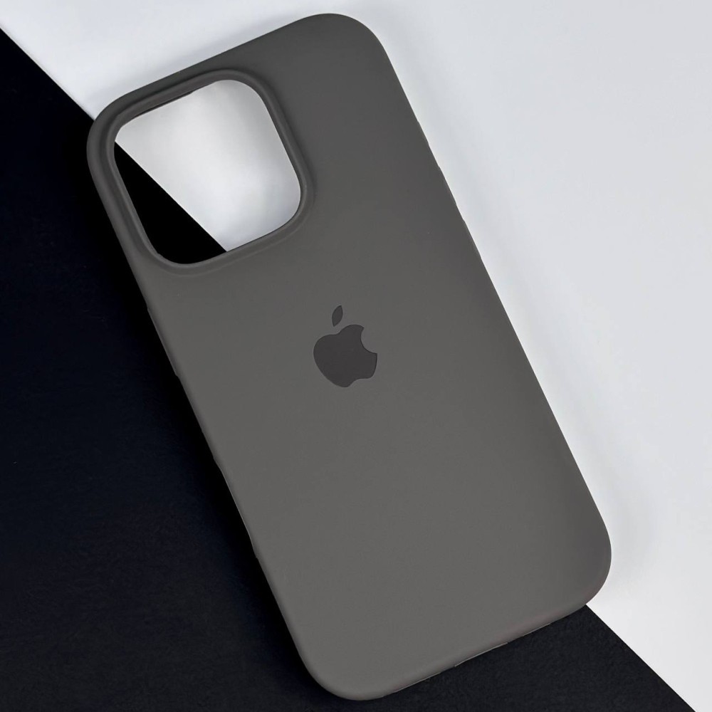 Silicone Case Full Protective (AA) для iPhone 16 Pro Max (Light grey)-0