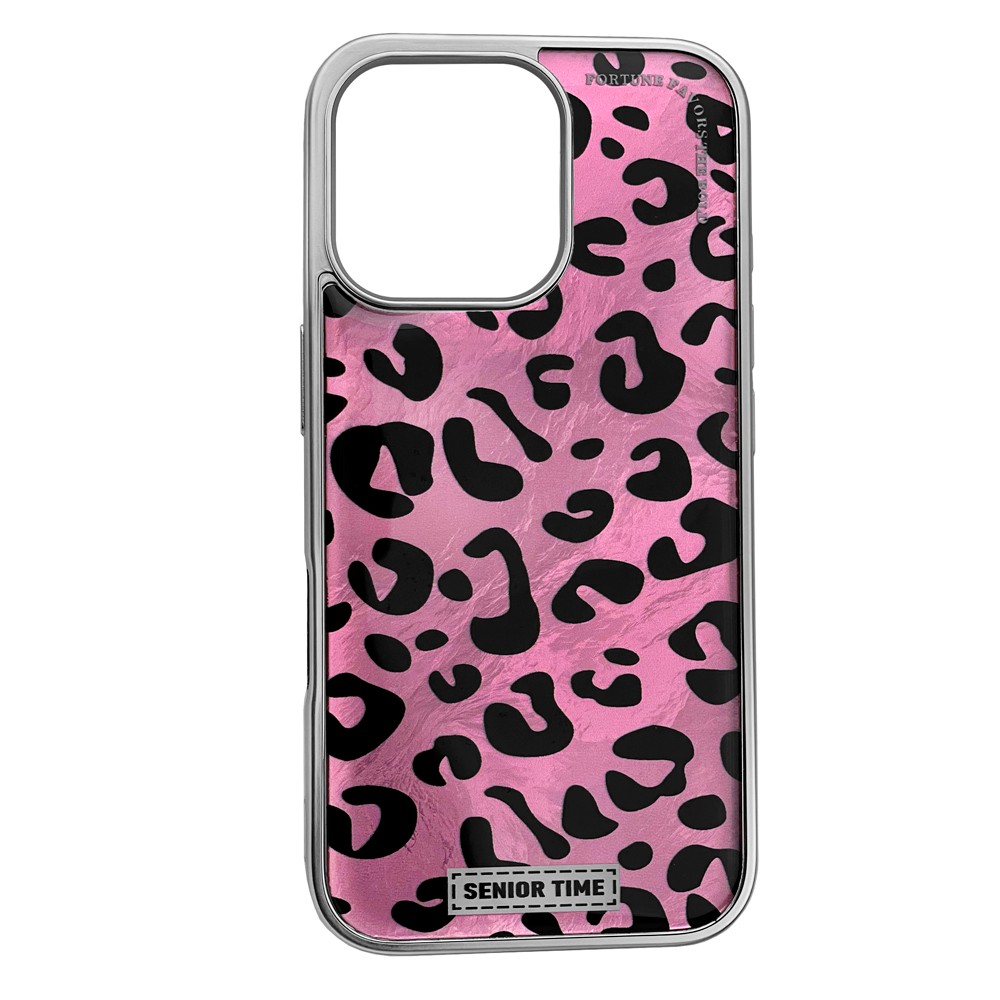 Чохол LEOPARD CASE для iPhone 16 Pro Max Pink-0