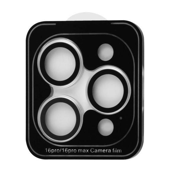 Захисне скло для камери iPhone 16 Pro Max/16 Pro  (White Titanium)-0