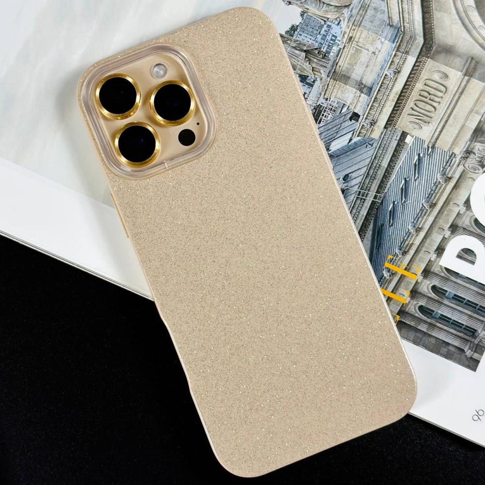 Чохол Color Glitter для Iphone 16 Pro Max золотий-0