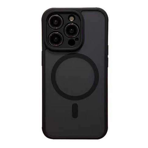 Накладка Magsafe MATTE ACRYLIC Full camera для iPhone 16 Pro Max  чорна-0