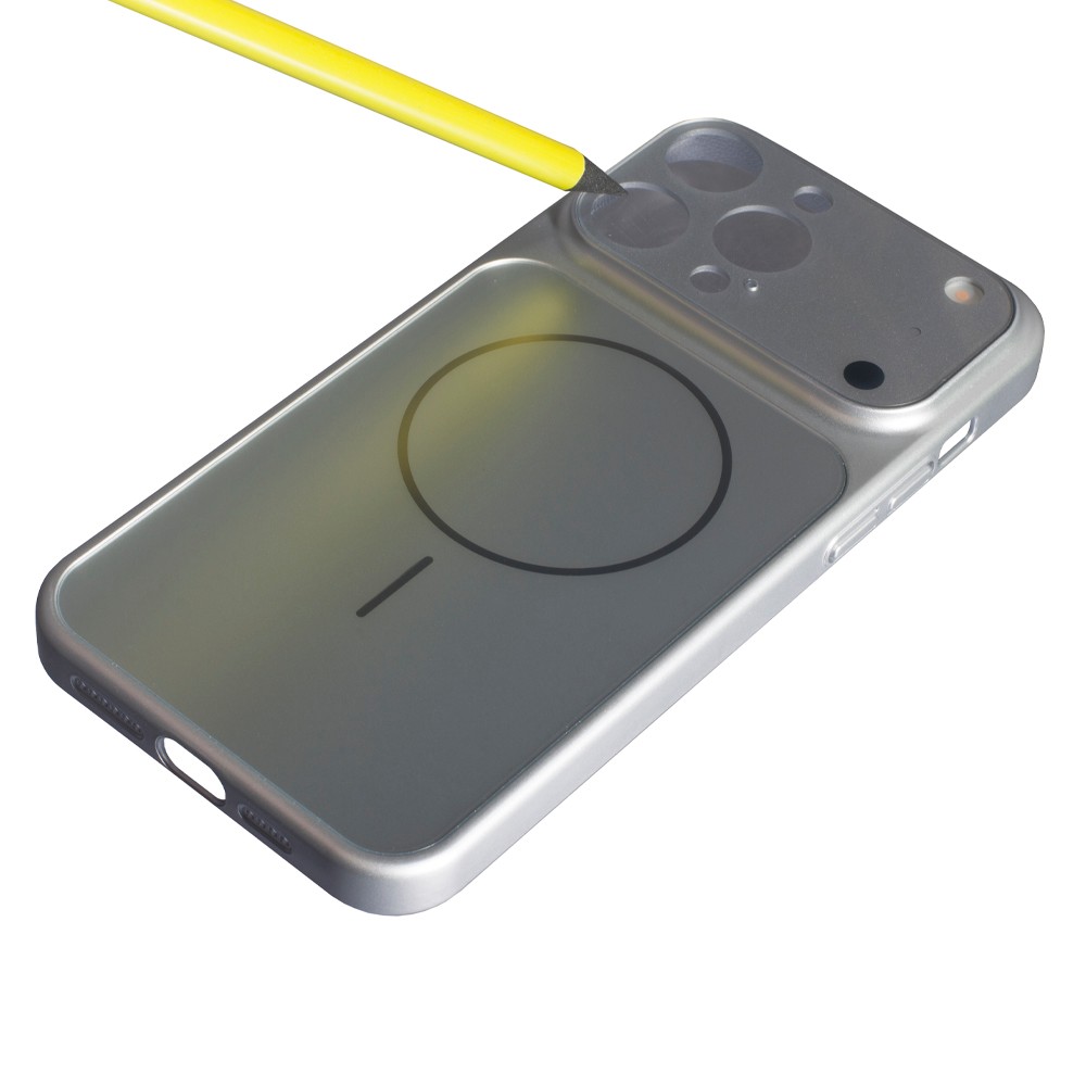 Чохол 17 Style MagSafe для iPhone 16 Pro Max срібний-1