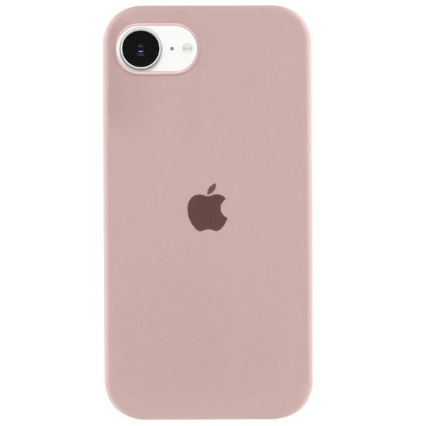 Silicone Case Full Protective (AA) для iPhone 16E (Pink sand)-0